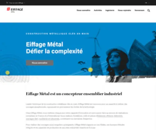 Eiffagemetal.com(Eiffage Métal) Screenshot
