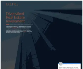 Eiffelinvestments.com(Eiffel Investments Capital Management Company) Screenshot