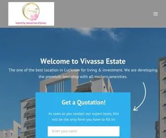 Eiffelvivassaestate.com(A Premium Location in Gomtinagar Extension) Screenshot