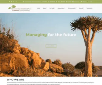 Eifnamibia.com(Environmental Investment Fund of Namibia (EIF)) Screenshot