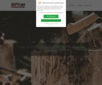 Eifo.de(EiFo Forsttechnik) Screenshot