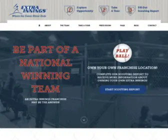 Eifranchise.com(Extra Innings Franchise Company) Screenshot