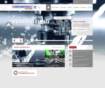 Eigenbrodt-Technik.de(Eigenbrodt GmbH & Co) Screenshot