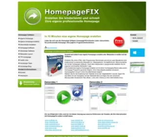 Eigene-Homepage-365.de(Gute Homepage Software zum eigene Homepage erstellen) Screenshot