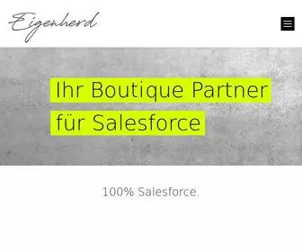 Eigenherd.com(Ihr Salesforce Partner f) Screenshot