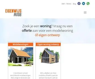 Eigenwijsbouw.nl(Woning bouwen op jouw eigen manier) Screenshot