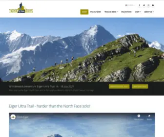 Eigerultratrail.ch(Herzlich willkommen am Fusse der Eiger Nordwand) Screenshot