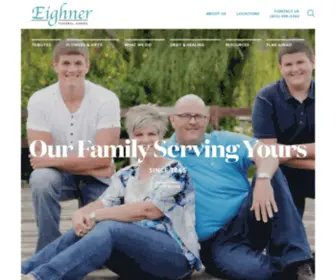 Eighnerfuneralhomes.com(Eighner Funeral Homes) Screenshot