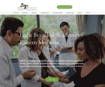 Eightbranches.ca(Eight Branches Academy of Eastern Medicine) Screenshot