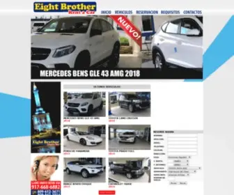 Eightbrother.com(Eight Brother Rent a Car) Screenshot