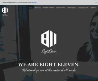 Eightelevengroup.com(Eight Eleven Group) Screenshot