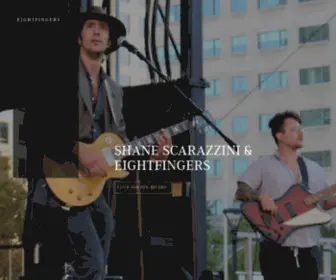 Eightfingersband.com(Shane Scarazzini & EightFingers) Screenshot