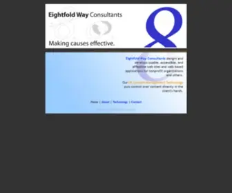 Eightfoldway.com(Eightfold Way Consultants) Screenshot