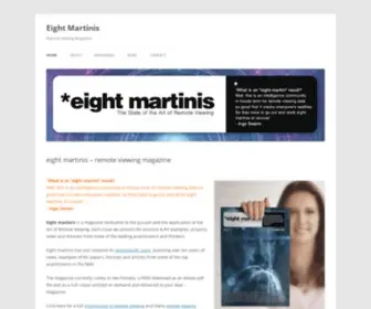 Eightmartinis.com(Eight martinis) Screenshot