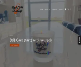 Eightpmcandles.com(We make candles for the everyday person) Screenshot