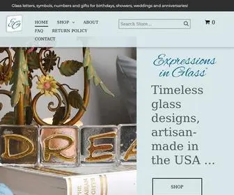 Eiglass.com(Artisan-Made Glass Gifts) Screenshot