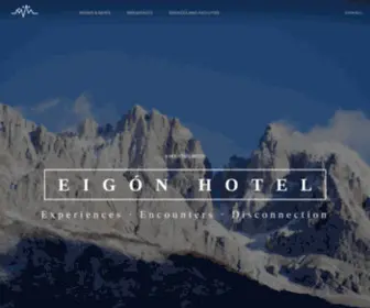 Eigonhotel.com(Hotel Eigón) Screenshot