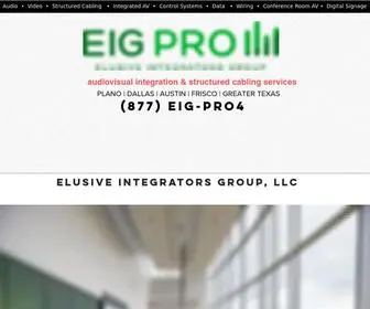 Eigpro.com(Commercial AV Solutions Plano) Screenshot