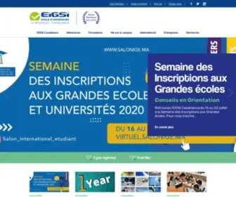 Eigsica.ma(Ecole Ingénieurs Casablanca Maroc) Screenshot