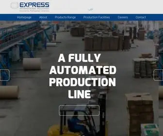 Eiindustries.com(Express Express) Screenshot