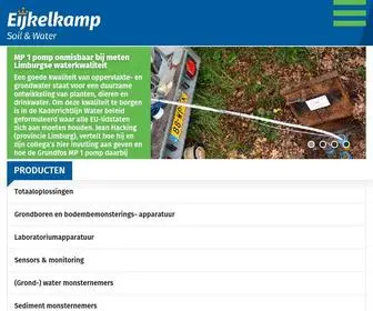 Eijkelkamp.com(Meer dan 100 jaar ervaring en expertise in bodem) Screenshot