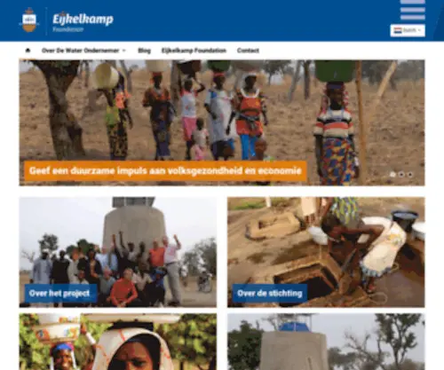 Eijkelkampfoundation.com(De Water Ondernemer) Screenshot