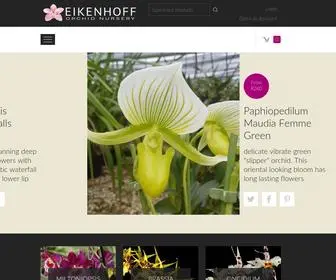 Eikenhoff.com(Eikenhoff Orchid Nursery in Stanford) Screenshot