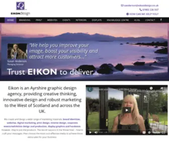 Eikongraphics.co.uk(Eikon Design) Screenshot