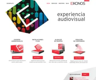 Eikonos.com(Servicios audiovisuales) Screenshot