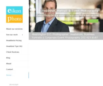 Eikonphoto.com(Washington DC Headshot photography) Screenshot