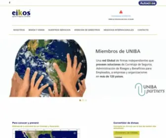 Eikos.com.mx(Agente de Seguros y de Fianzas) Screenshot