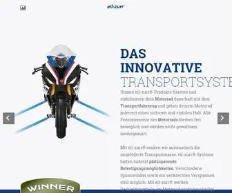 Eil-Zurr.de(EIL-ZURR® DAS INNOVATIVE MOTORRAD TRANSPORTSYSTEM) Screenshot