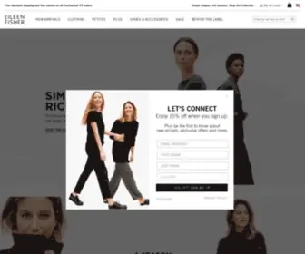 Eileenfisher.com(Free Standard Shipping and Free Returns on all US Orders) Screenshot