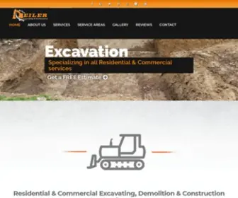 Eilereandc.com(Eiler Excavating & Construction) Screenshot