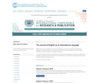 Eilj.com(The Journal of English as an International Language) Screenshot