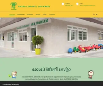 Eilosrobles.net(Escuela infantil en Vigo con Escuela Infantil Los Robles) Screenshot