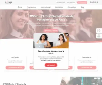 Eimparis.com(Ecole Internationale de Management de Paris) Screenshot