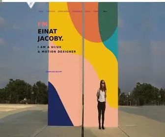 Einatjacoby.com(UI UX Design) Screenshot