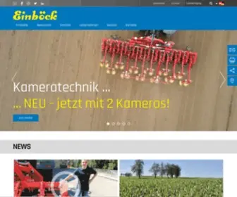 Einboeck.at(Bodenbearbeitungsgeräte für ökologische und konventionelle Landwirtschaft) Screenshot