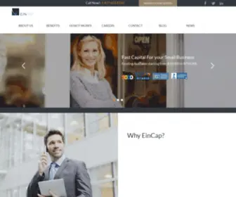 Eincap.com(EIN CAP) Screenshot
