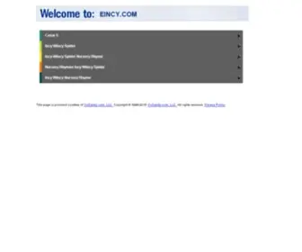 Eincy.com(Domains For Sale) Screenshot