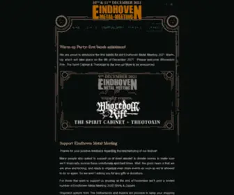 Eindhovenmetalmeeting.com(Eindhoven Metal Meeting) Screenshot