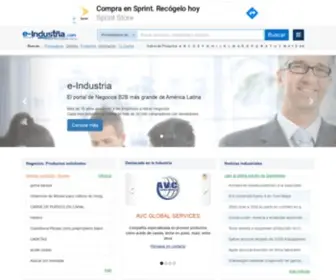 Eindustria.com(Información y negocios segundo a segundo) Screenshot