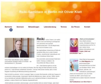 Einfach-Nur-Reiki.de(Reiki-Seminare in Berlin mit Oliver Klatt, Reiki-Lehrer, Hrsg) Screenshot