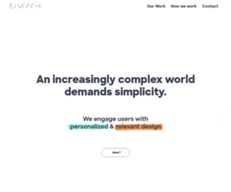 Einfach.com(Visual Communication Agency) Screenshot