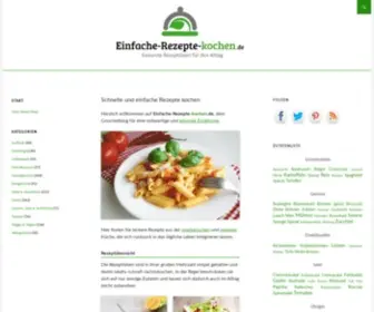 Einfache-Rezepte-Kochen.de(Schnell und lecker essen) Screenshot