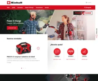 Einhell.com.ar(The right tool for your projects in home and garden) Screenshot