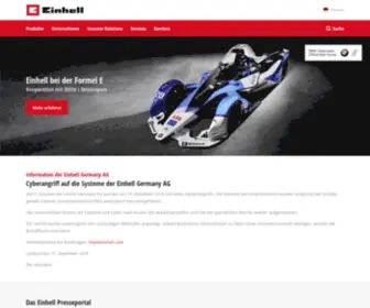 Einhell.com(Einhell Group website) Screenshot