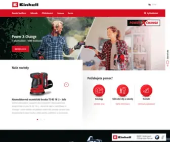 Einhell.cz(Správné přístroje pro domácí a zahradní projekty) Screenshot