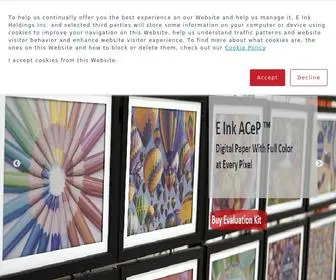 Eink.com(E Ink) Screenshot
